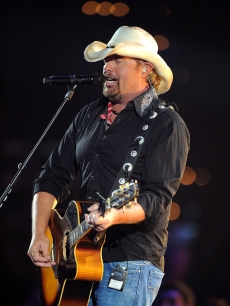 Toby Keith performs on stage at the 2011 CMT Music Awards at the Bridgestone Arena, Nashville, on June 8, 2011