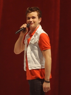 Chris Colfer performs during Glee Live! at the Verizon Center, Washington, D.C., on June 9, 2011