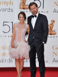 “Game of Thrones” stars Emilia Clarke and Nikolaj Coster-Waldau arrive at the closing ceremony of the 51st Monte Carlo TV Festival at the Grimaldi forum, Monaco, June 10, 2011