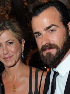 Jennifer Aniston and Justin Theroux step out together at the Movie Awards After Party Sponsored By Yoostar at Soho House in West Hollywood, Calif. on June 5, 2011 