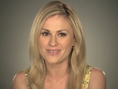 Anna Paquin records a “True Blood”-themed PSA for HBO, June 2011