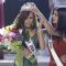 Alyssa Campanella, Miss California, is crowned as the 2011 Miss USA by Miss USA 2010 Rima Fakih in Las Vegas on June 19, 2011
