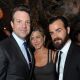 Jason Sudeikis, Jennifer Aniston and Justin Theroux attend the Movie Awards After Party Sponsored By Yoostar at Soho House in West Hollywood, Calif. on June 5, 2011 