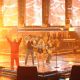 Cee Lo Green, Blake Shelton, Christina Aguilera and Adam Levine perform a Queen medley on “The Voice,” June 7, 2011