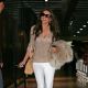 Elizabeth Hurley is spotted at the Sydney Airport on February, 2, 2011