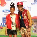 Willow Smith and Jaden Smith arrive at the BET Awards ‘11 held at the Shrine Auditorium in Los Angeles on June 26, 2011 