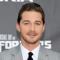 Shia LaBeouf attends the New York premiere of “Transformers: Dark Of The Moon” in Times Square, New York City, on June 28, 2011