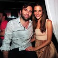 Alessandra Ambrosio is joined by fiance Jamie Mazur as she hosts the second annual Follow the Sun summer party at East Hampton’s SL East, New York, July 3, 2011