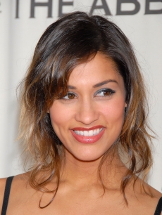 Janina Gavankar arrives at The Envelope Please Oscar Viewing Party held at The Abbey, West Hollywood, on March 5, 2006