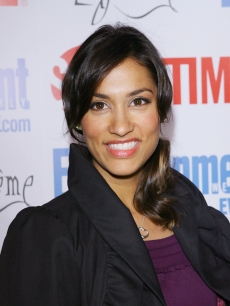 Janina Gavankar arrives to “The L Word” final season farewell party held at Cafe La Boheme, Los Angeles, on March 3, 2009
