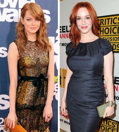 Emma Stone, Christina Hendricks