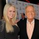 Miss January Anna Sophia Berglund and Hugh Hefner step out at Day 1 of TCM Classic Film Festival 2011 in Los Angeles on April 28, 2011 