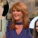 Sarah Ferguson stops by Access Hollywood Live on June 20, 2011 / inset top: Princess Diana, inset bottom: Princess Catherine