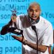 Chris Brown accepts the Best Male R&B Artist award onstage during the BET Awards ‘11 held at the Shrine Auditorium in Los Angeles on June 26, 2011 