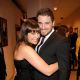 Hillary Scott of the group Lady Antebellum and Chris Tyrell backstage at the 46th Annual Academy Of Country Music Awards held at the MGM Grand Garden Arena, Las Vegas, on April 3, 2011