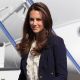 Catherine, Duchess of Cambridge, boards a Canadian Airforce jet to Slave Lake, Canada, on July 6, 2011 