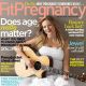 Jewel on the cover of Fit Pregnancy (August 2011 issue)