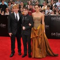 Rupert Grint, Daniel Radcliffe and Emma Watson attend the New York premiere of “Harry Potter and The Deathly Hallows — Part 2” at Avery Fisher Hall, Lincoln Center, New York City, on July 11, 2011

