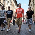 The boys of the “Jersey Shore” step out in Italy