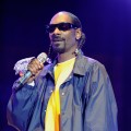 Snoop Dogg headlines the main stage during the second day of Lovebox at Victoria Park in London, England, on July 16, 2011