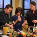 Billy Bush and Kit Hoover make the perfect summer margarita with Mark Addison on Access Hollywood Live on July 19, 2011