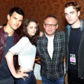 Taylor Lautner, Kristen Stewart, Director Bill Condon and Robert Pattinson attend Summit Entertainment presents “The Twilight Saga: Breaking Dawn - Part 1” Press Conference as Comic-Con 2011 in San Diego on July 21, 2011 