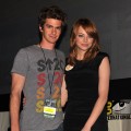 Andrew Garfield and Emma Stone speak at ‘The Amazing Spider-Man’ Panel during Comic-Con 2011 at San Diego Convetion Center on July 22, 2011 in San Diego, California