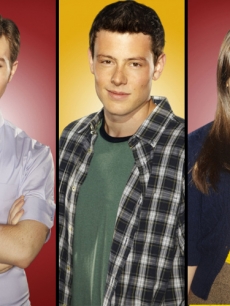 Chris Colfer, Cory Monteith, Lea Michele