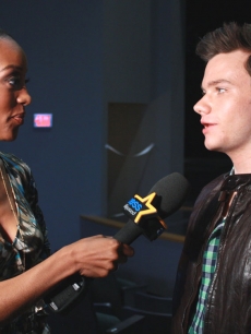 Chris Colfer chats with Access Hollywood’s Shaun Robinson on July 14, 2011