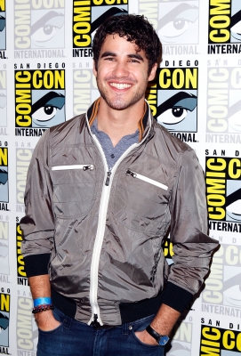 Darren Criss arrives at the “Glee” press line during Comic-Con at the San Diego Convention Center in San Diego, Calif., on July 24, 2011 