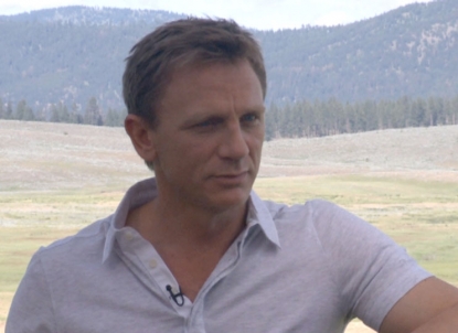Daniel Craig chats with Access during a junket for ‘Cowboys & Aliens’ in Greenough, Montana, on July 14, 2011