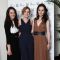 Jessica Brown Findlay, Laura Carmichael and Michelle Dockery attend an Evening With “Downton Abbey” - Raising Money For Merlin - The Medical Relief Charity at The Savoy Hotel, London, on July 14, 2011
