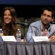 Kate Beckinsale and Colin Farrell speak at at the ‘Total Recall’ Panel during Comic-Con 2011 at the San Diego Convention Center in San Diego, Calif., on July 22, 2011