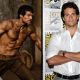Henry Cavill as Theseus in “Immortals” (left), and at Comic-Con in San Diego (right)
