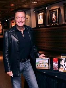 David Cassidy at the Hard Rock in NYC unveils pieces for benefit auction