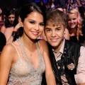 Selena Gomez and Justin Bieber are seen at the 2011 Teen Choice Awards at Gibson Universal Amphitheatre in Universal City, Calif. on August 7, 2011

