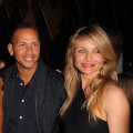 Cameron Diaz and Alex Rodriguez pose together in Miami on February 6, 2010