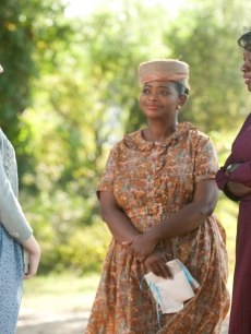Emma Stone, Viola Davis and Octavia Spencer in “The Help”