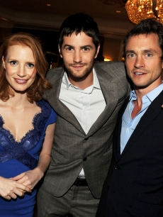 Jessica Chastain, Jim Sturgess, and Hugh Dancy enjoy The Hollywood Foreign Press Association’s 2011 Installation Luncheon at Beverly Hills Hotel in Beverly Hills, Calif. on August 4, 2011 