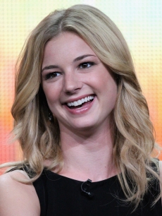 Emily VanCamp of the television show “Revenge” speaks during the Disney ABC Television Group portion of the 2011 Summer Television Critics Association Press Tour held at The Beverly Hilton Hotel, Beverly Hills, on August 7, 2011