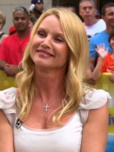 Nicollette Sheridan stops by Access Hollywood Live on August 11, 2011 
