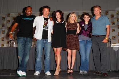 Mekhi Phifer, John Barrowman, Eve Myles, Jena Hayes, Jane Epenson and Bill Pullman attend the “Torchwood” panel at 2011 Comic-Con International - Day 2 at San Diego Convention Center, San Diego, on July 22, 2011