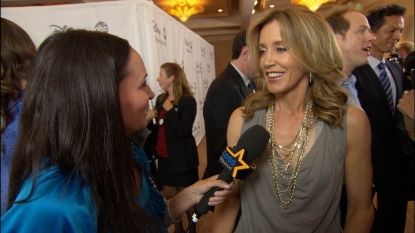 Felicity Huffman chats with AccessHollywood.com’s Laura Saltman