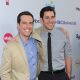 Ed Helms and John Krasinski arrive at the NBC Universal TCA 2011 Press Tour All-Star Party at the SLS Hotel, Los Angeles, on August 1, 2011