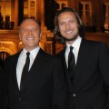 Michael Kors and Lance LePere attend a cocktail and dinner hosted in honor of designer Michael Kors during Paris Fashion Week Fall/Winter 2012 at the Embassy Of The United States, Paris, on March 7, 2011