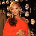 Baby on the way?! Beyonce cups her hands around her stomach at the The 28th Annual MTV Video Music Awards at Nokia Theatre L.A. LIVE in Los Angeles on August 28, 2011