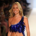 Kristin Cavallari walks the runway for the Diesel show during Mercedes-Benz Fashion Week Swim at Raleigh Hotel, Miami Beach, on July 14, 2011