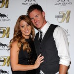 Vienna Girardi and Kasey Kahl arrive at Studio 54 inside the MGM Grand Hotel/Casino for a “Bachelor Pad 2” party in Las Vegas on August 21, 2011