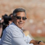 George Clooney is spotted during the 68th Venice Film Festival in Venice, Italy on August 30, 2011 