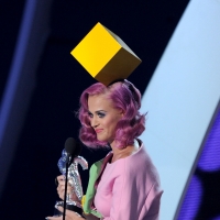Katy Perry accepts the Video Of The Year award onstage during the 2011 MTV Video Music Awards at Nokia Theatre L.A. LIVE in Los Angeles on August 28, 2011 